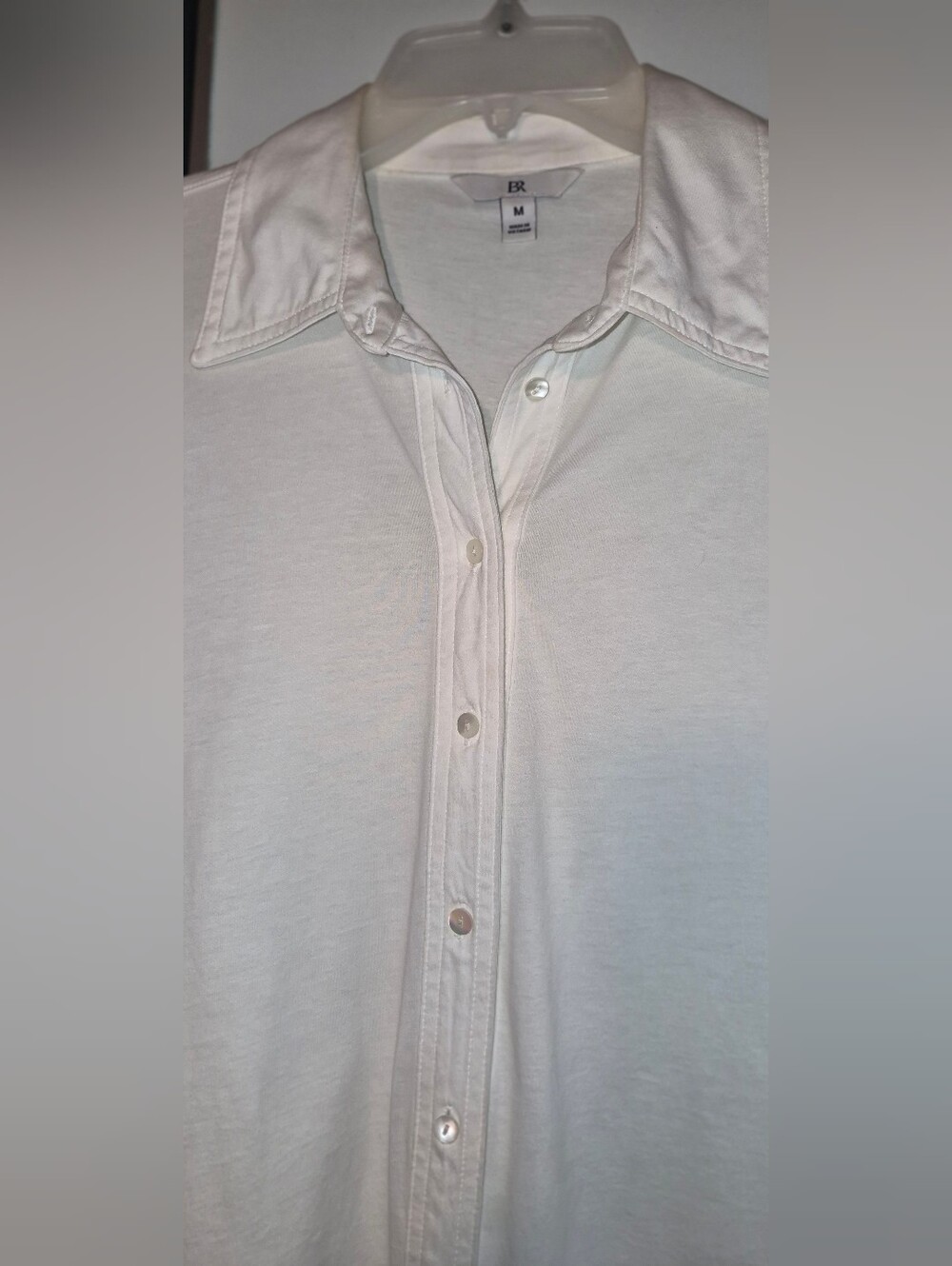 Men's White Button-Down Shirt